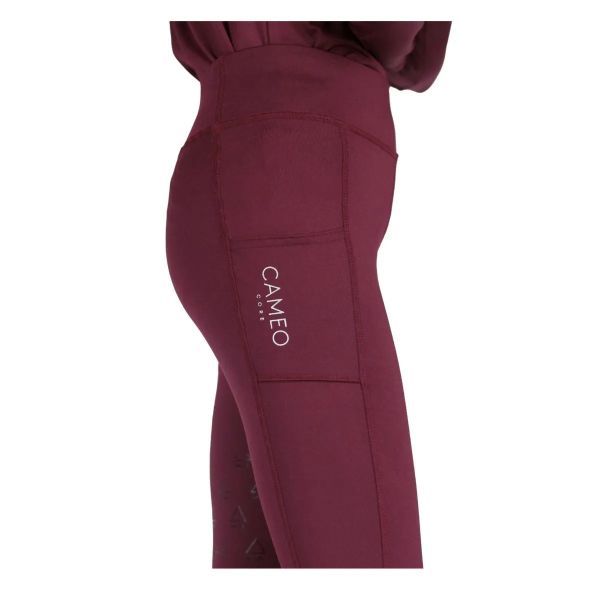 Cameo Equine Junior Core Horse Riding Tights Comfortable Flexible Phone Pocket