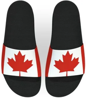 Canadian Flag Slide Sandals