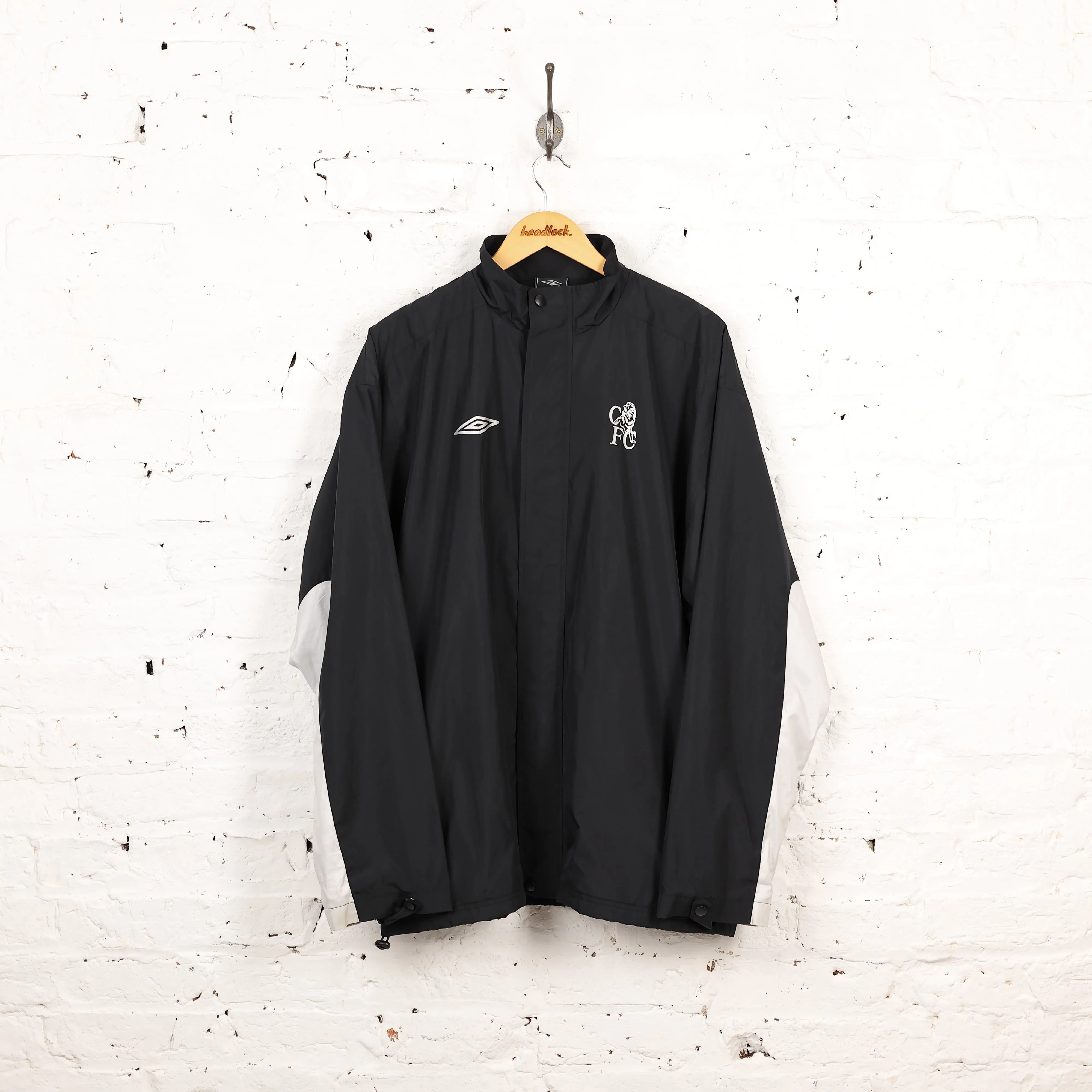 Chelsea 2004 Umbro Rain Jacket - Black - XXL