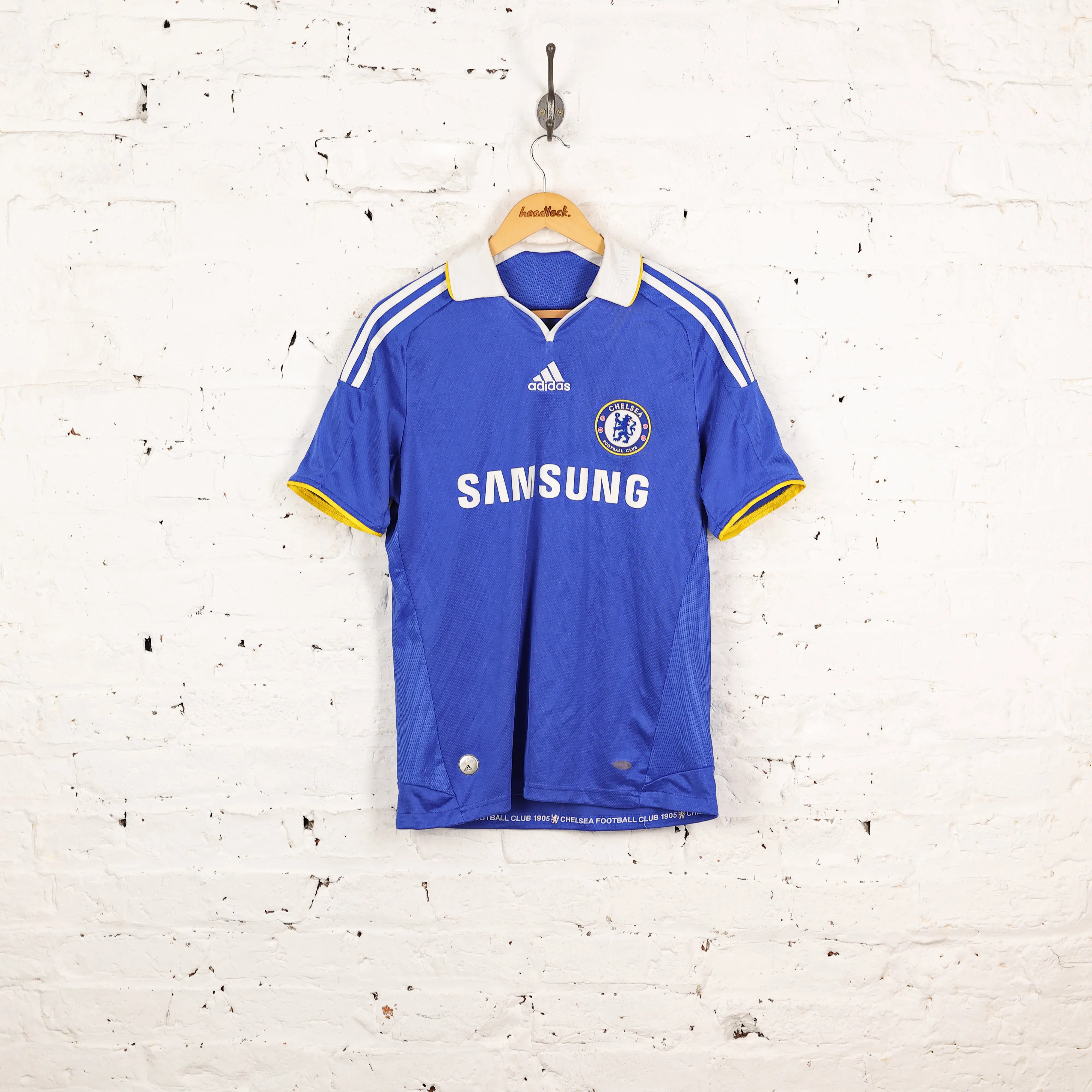 Chelsea 2008 Adidas Home Football Shirt - Blue - S