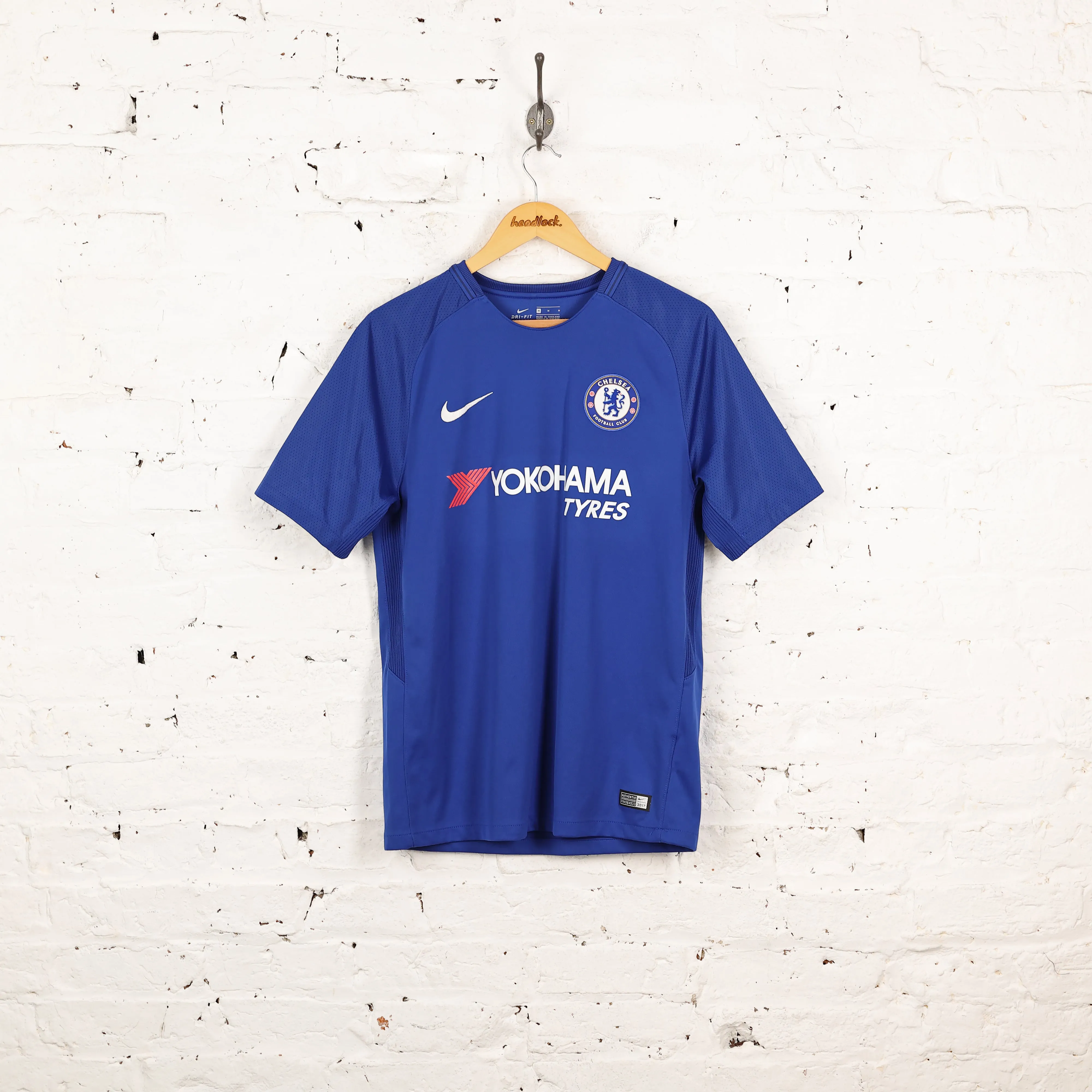 Chelsea 2017 Nike Hazard Football Shirt - Blue - M