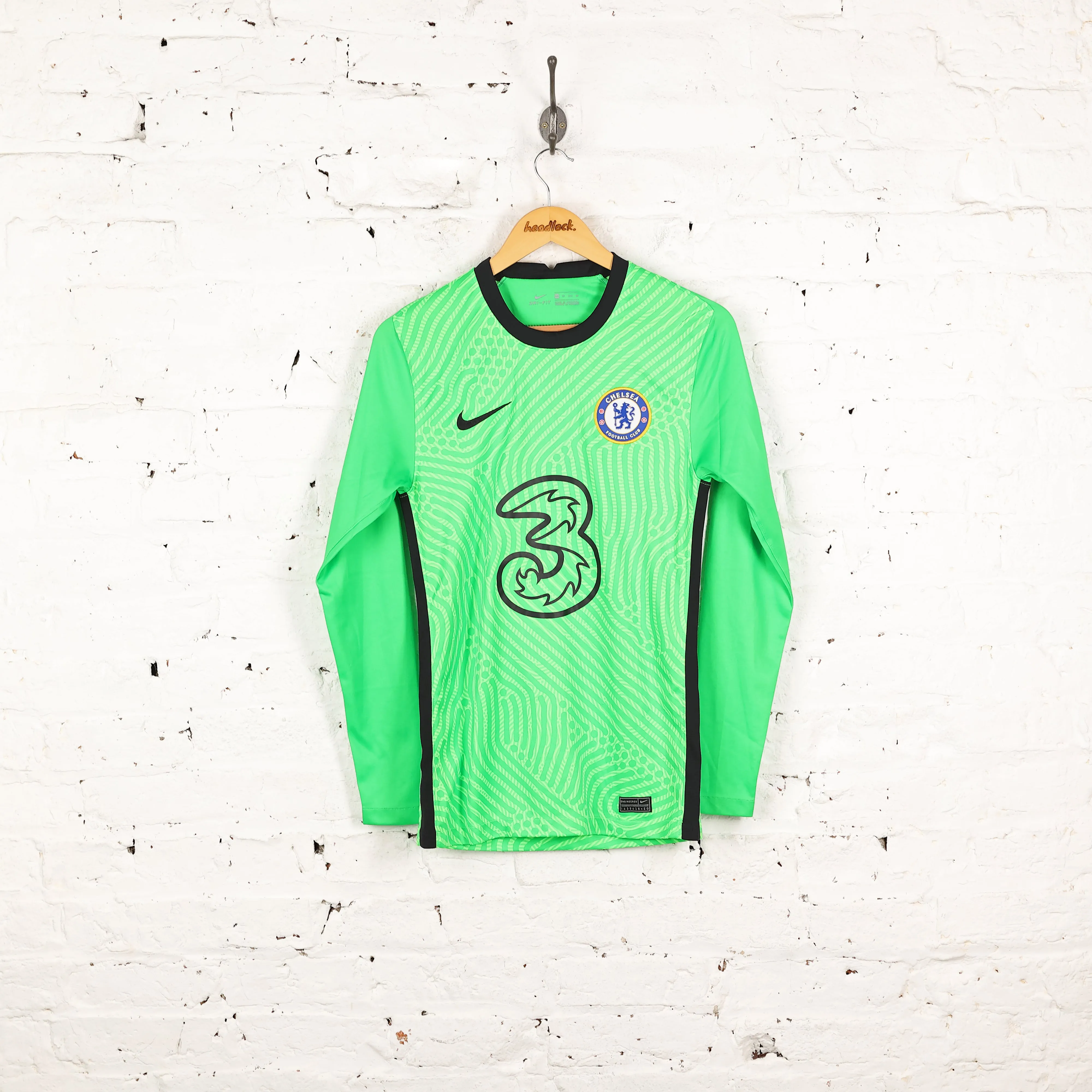Chelsea 2021 Nike Goalkeeper Shirt - Green - XS