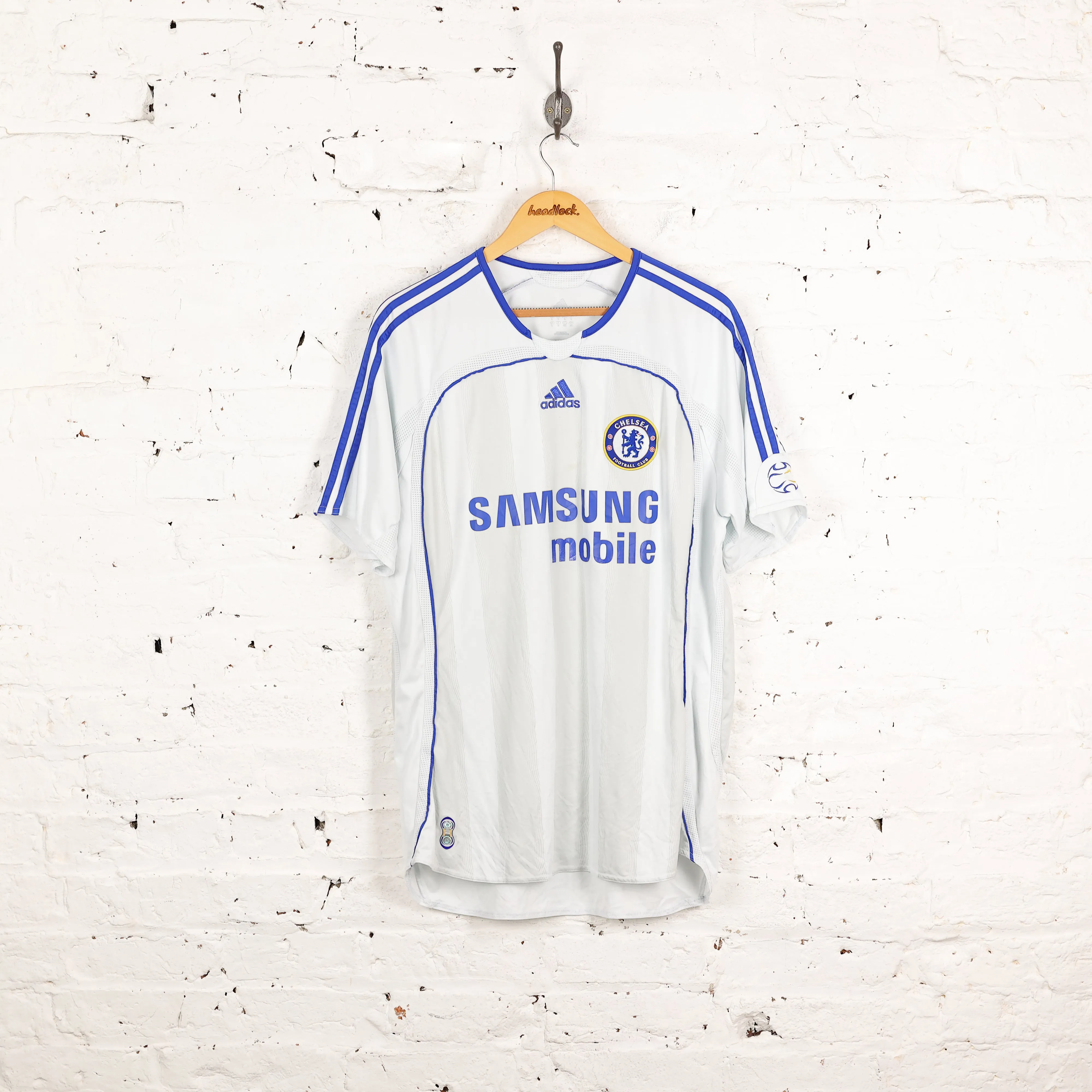 Chelsea Adidas 2006 Away Football Shirt - Grey - L