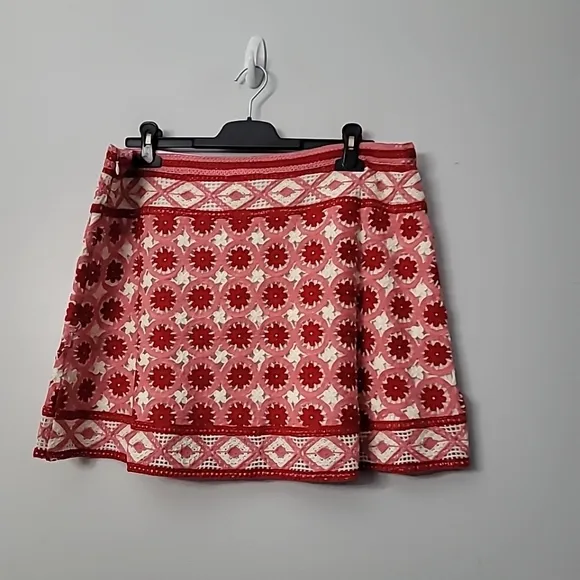 Chelsea &amp; VioletBlossom Hibiscus Floral Print Crochet Coordinating High Rise Min