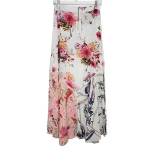 Chelsea and Theodore Floral Boho Maxi Skirt Women Size M