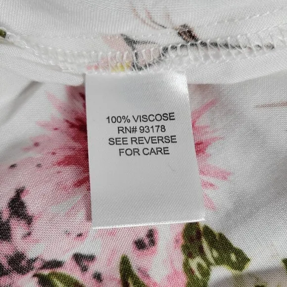 Chelsea and Theodore Floral Boho Maxi Skirt Women Size M