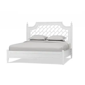 Chelsea Bed King In Architectural White