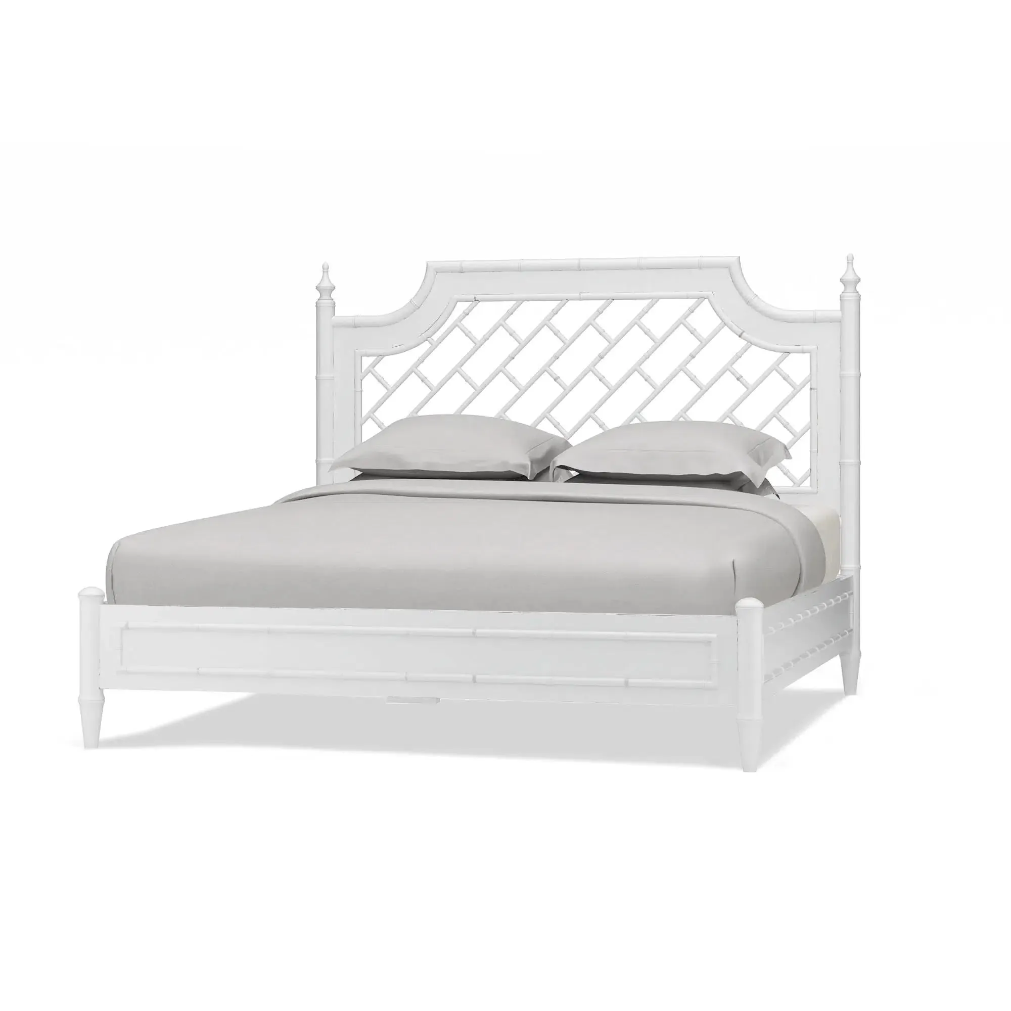 Chelsea Bed King In Architectural White