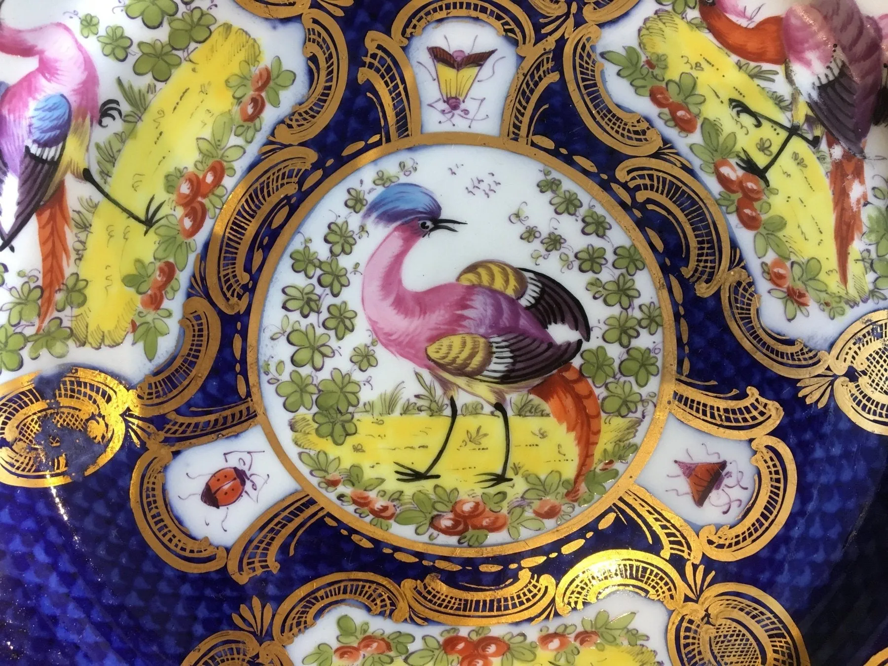 Chelsea Porcelain Cabinet Plates, Mid 18th Century