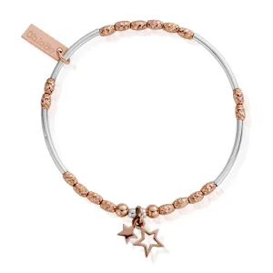 ChloBo Double Star Bracelet - Two Tone