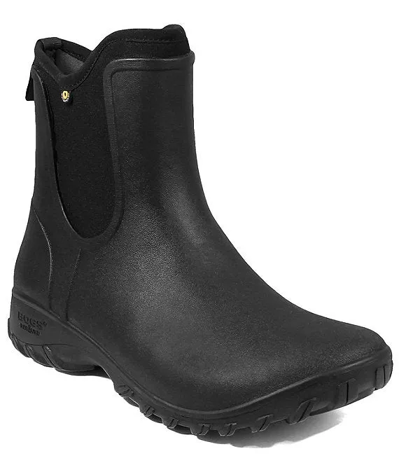 CL72203-7-Black Boots Bogs "Sauvie" Slip On