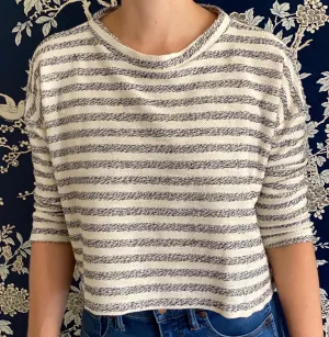 Clemmie Top in Carmel Stripe Knit