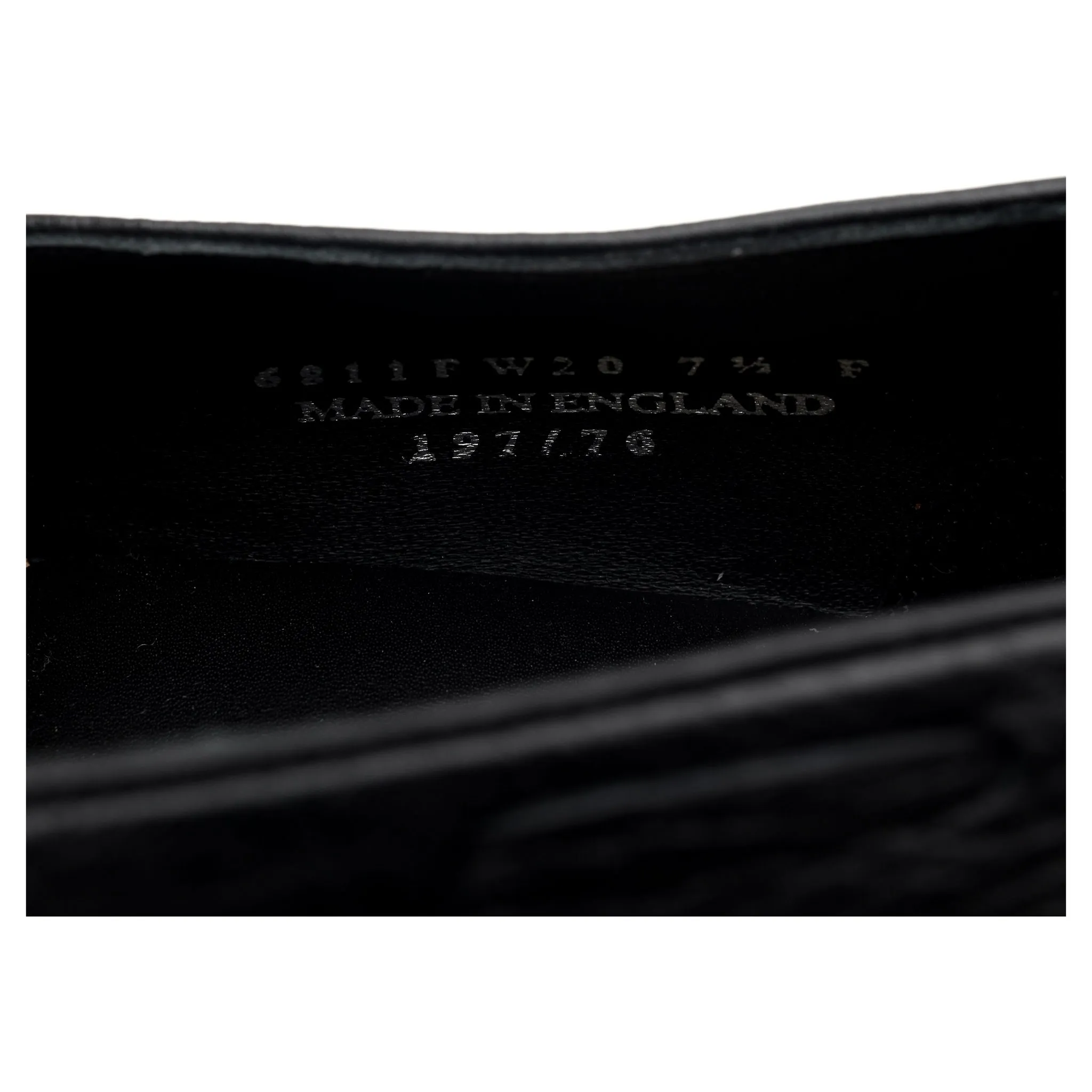 'Clive' Black Leather Tassel Loafer UK 7.5 F