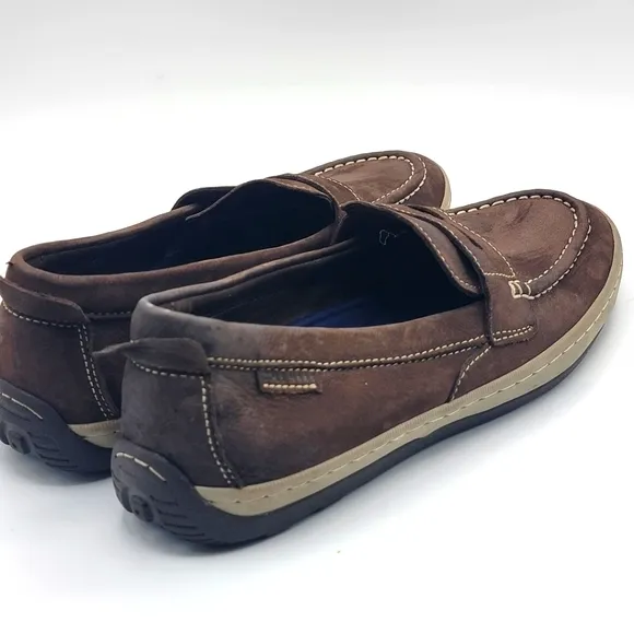 Cole Haan Brown Suede Claude Penny Loafer Size 10 #1375