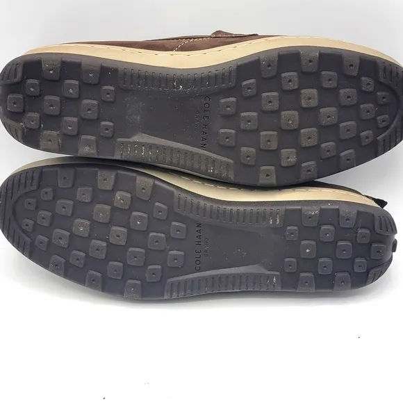 Cole Haan Brown Suede Claude Penny Loafer Size 10 #1375