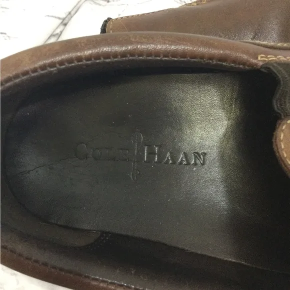 Cole Haan Leather Men's Tucker Venetian Loafer French Roast Style C04059 Size 11