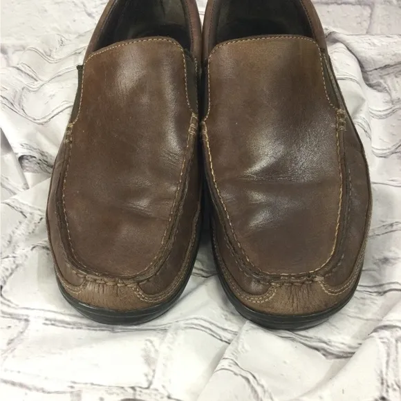 Cole Haan Leather Men's Tucker Venetian Loafer French Roast Style C04059 Size 11