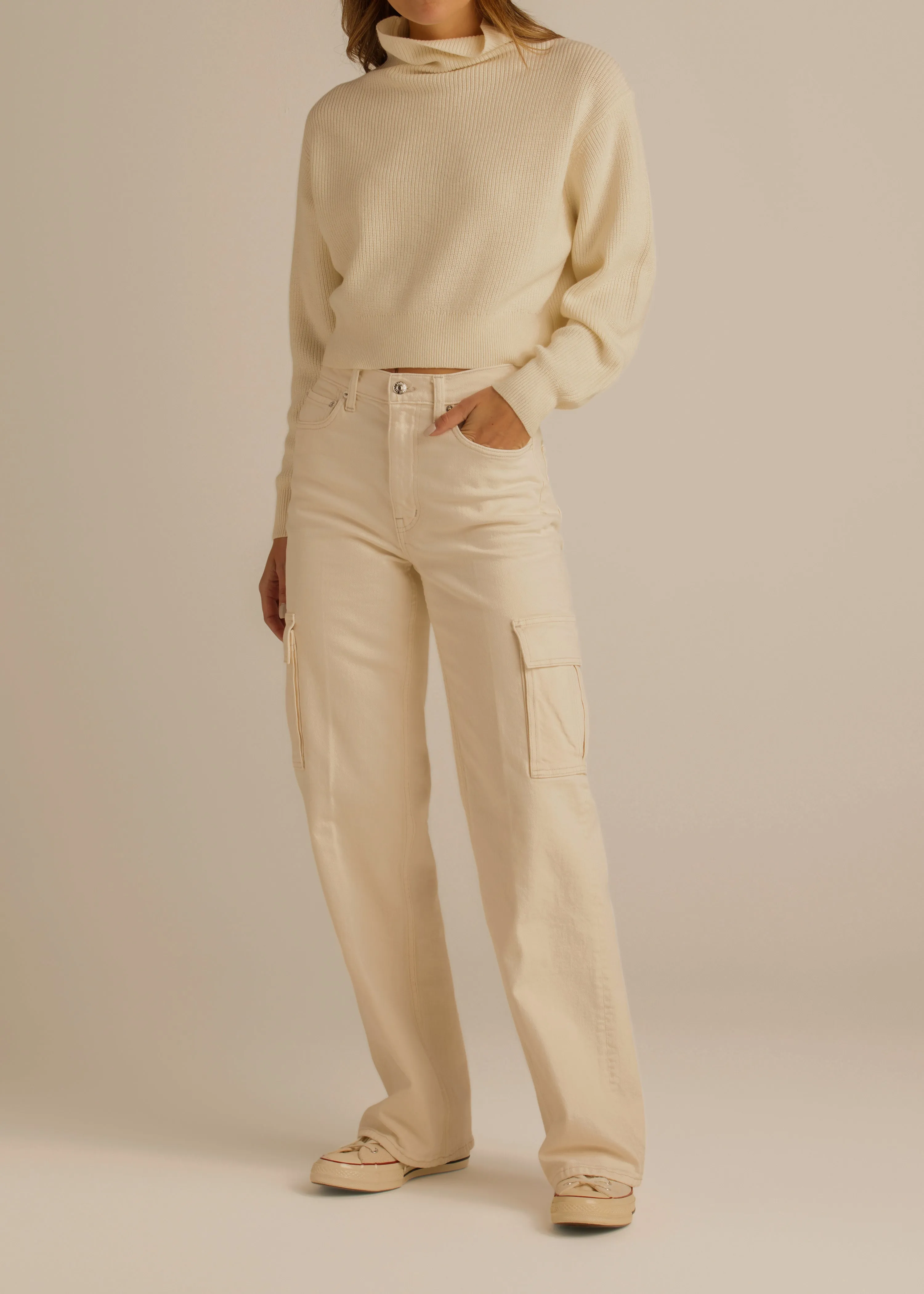 Cora Cargo Pant || Monochrome