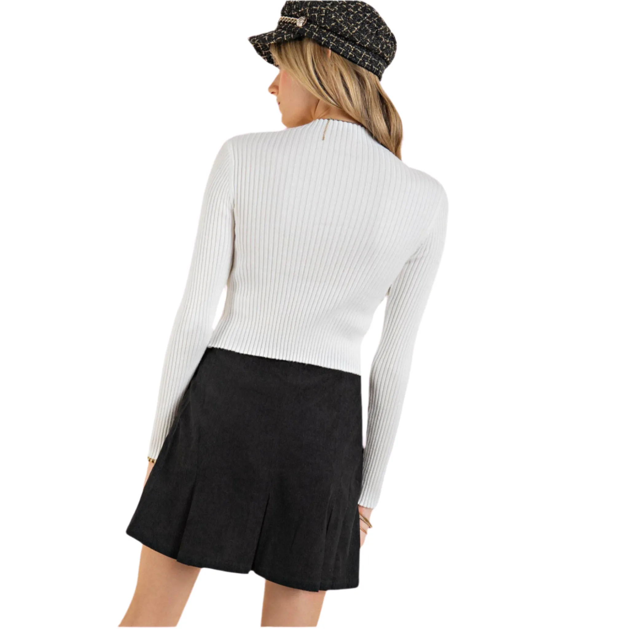 Corduroy Mini Skirt Final Sale