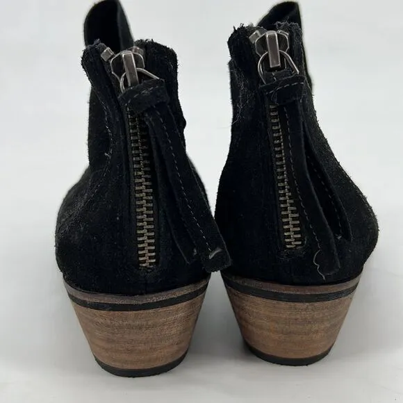 Crevo Justine Western Suede Chelsea Bootie