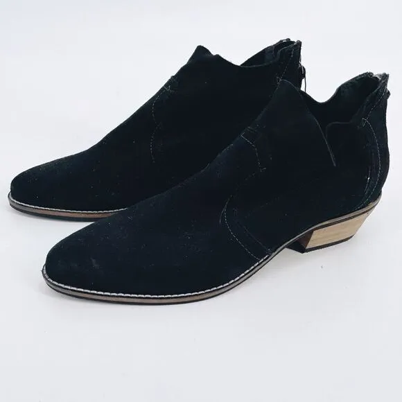 Crevo Justine Western Suede Chelsea Bootie