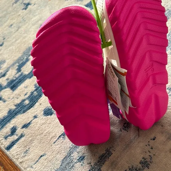 Crocs Kids Duet Max II Clog K white/pink crush size J3