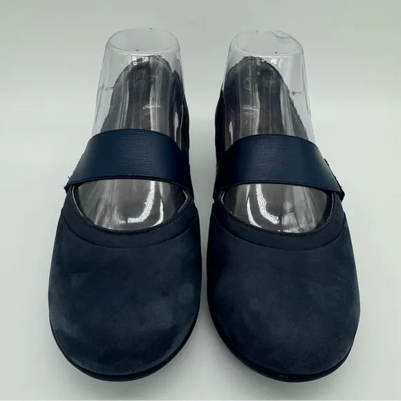 Dansko Navy Blue Genuine Leather Mary Jane Loafer Size EU 36/US 5.5-6