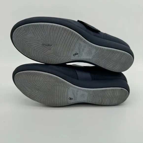 Dansko Navy Blue Genuine Leather Mary Jane Loafer Size EU 36/US 5.5-6