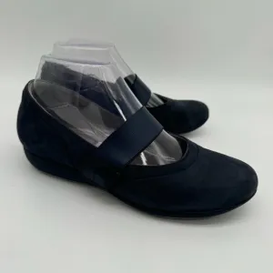 Dansko Navy Blue Genuine Leather Mary Jane Loafer Size EU 36/US 5.5-6