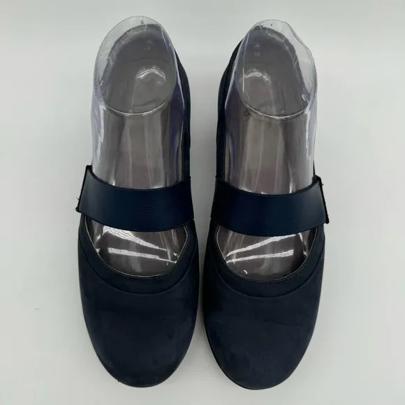 Dansko Navy Blue Genuine Leather Mary Jane Loafer Size EU 36/US 5.5-6
