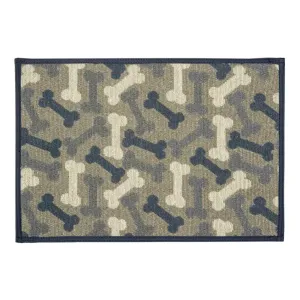 Denim Bones Mat