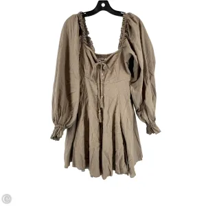 Dress Casual Short By Chelsea And Violet In Brown, Size: S