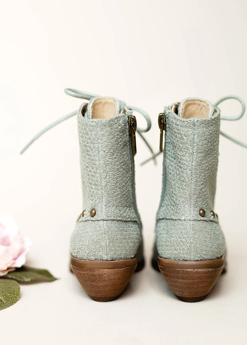 Eliza Boot in Neutral Green