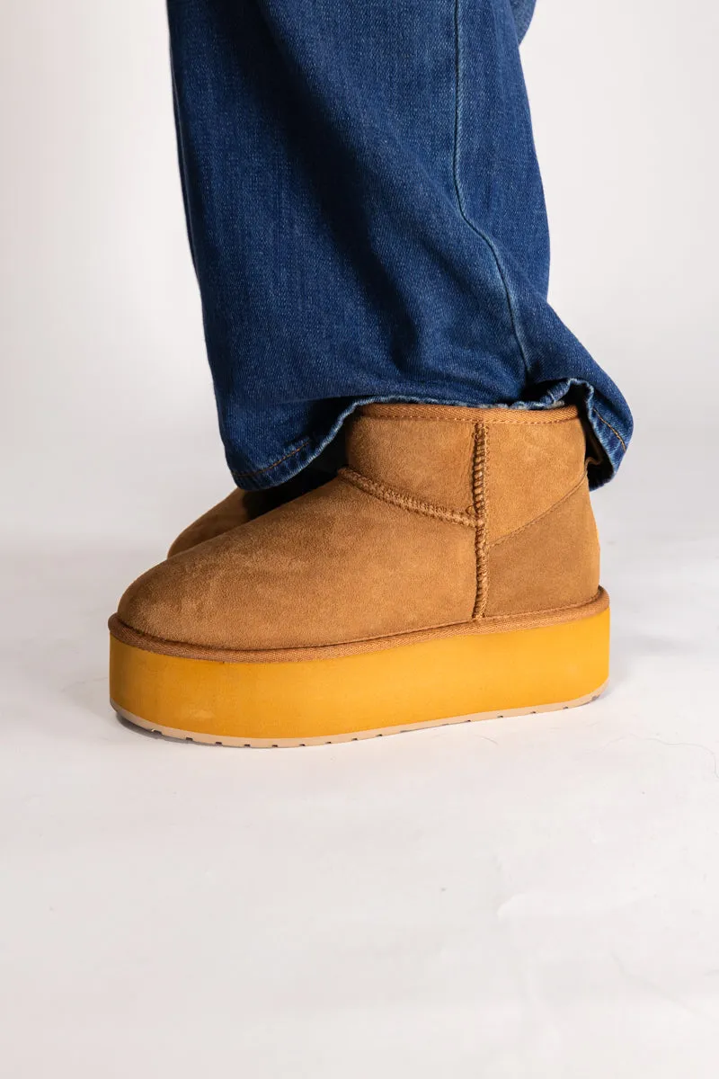 EMU Australia Stinger Micro Flatform Chestnut med platå
