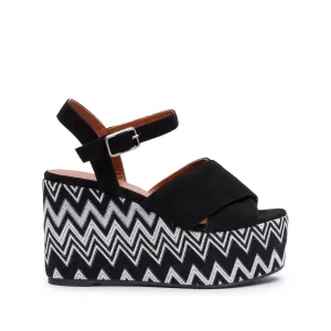 ENGIE ALPARGATA CU„A TEJIDO NEGRO Y BLANCO BY MISSONI
