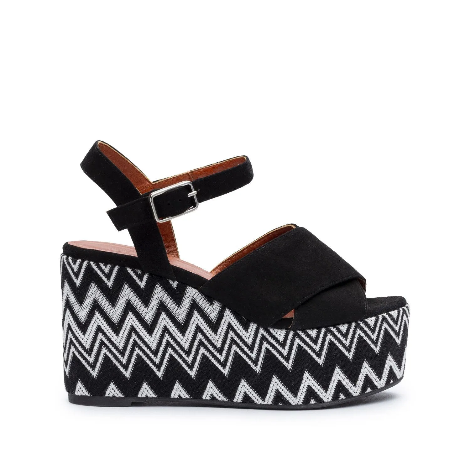 ENGIE ALPARGATA CU„A TEJIDO NEGRO Y BLANCO BY MISSONI