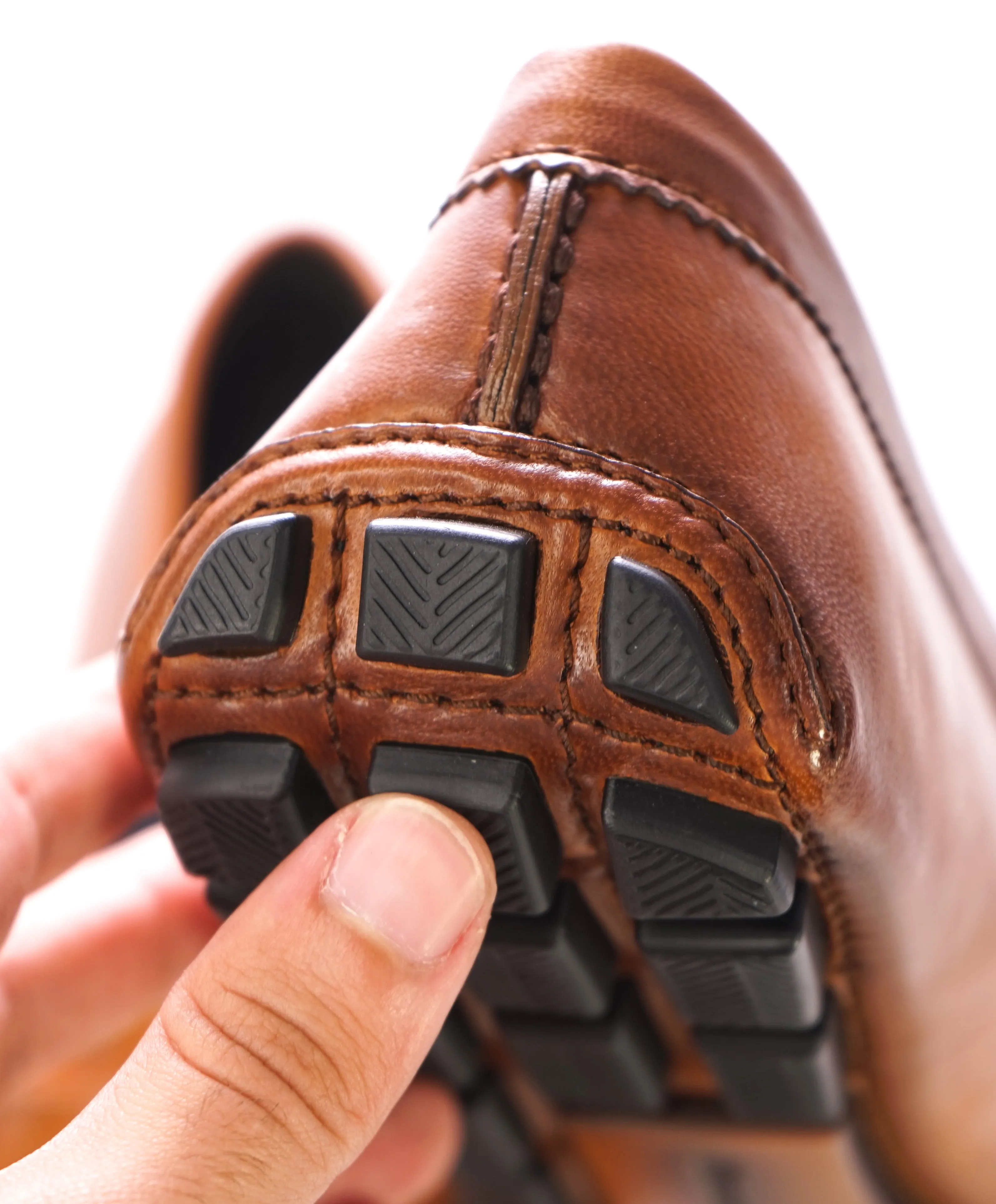 ERMENEGILDO ZEGNA - Brown Tan Leather "Morris" Loafer Driver Shoe - 10.5