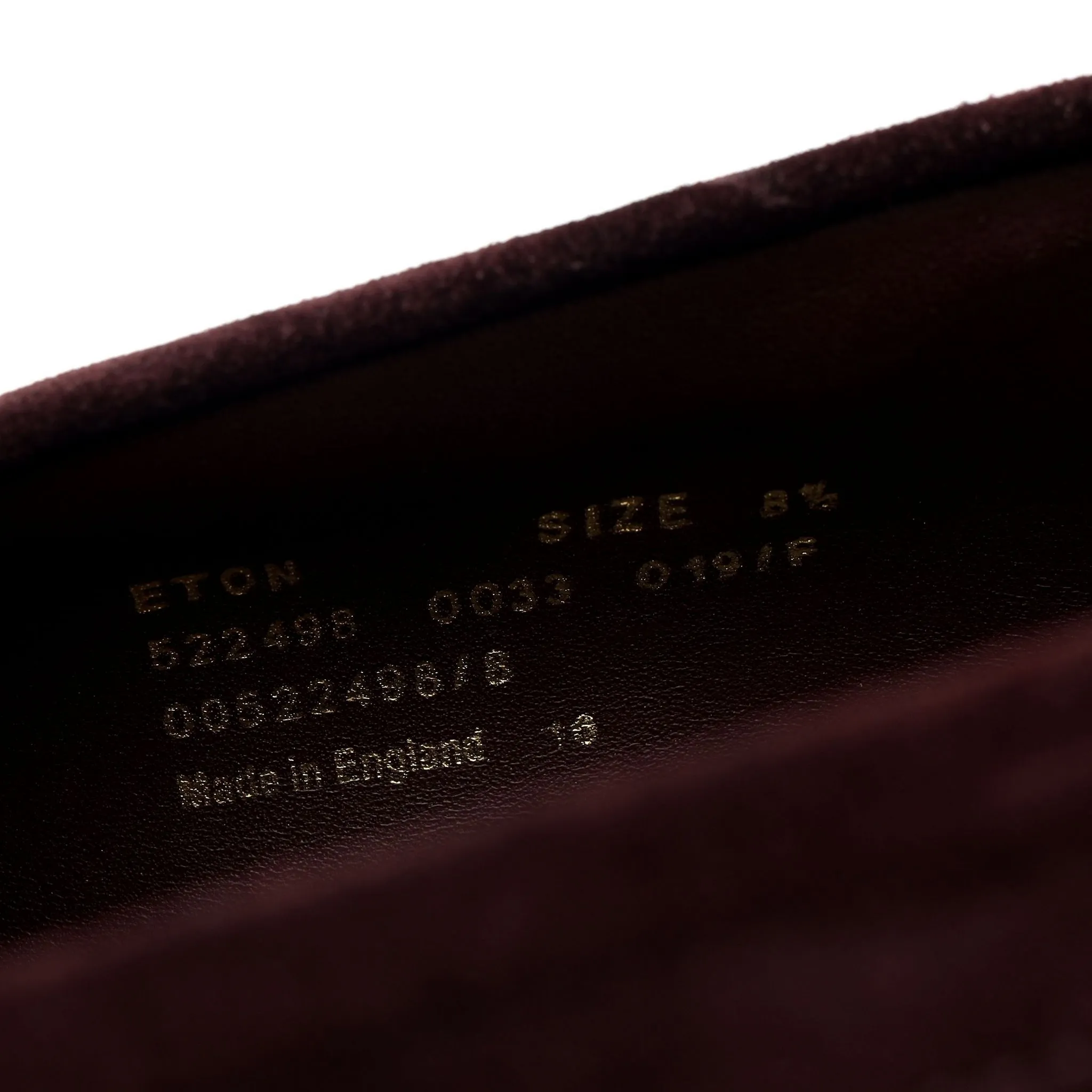'Eton' Purple Suede Loafer UK 8.5 F