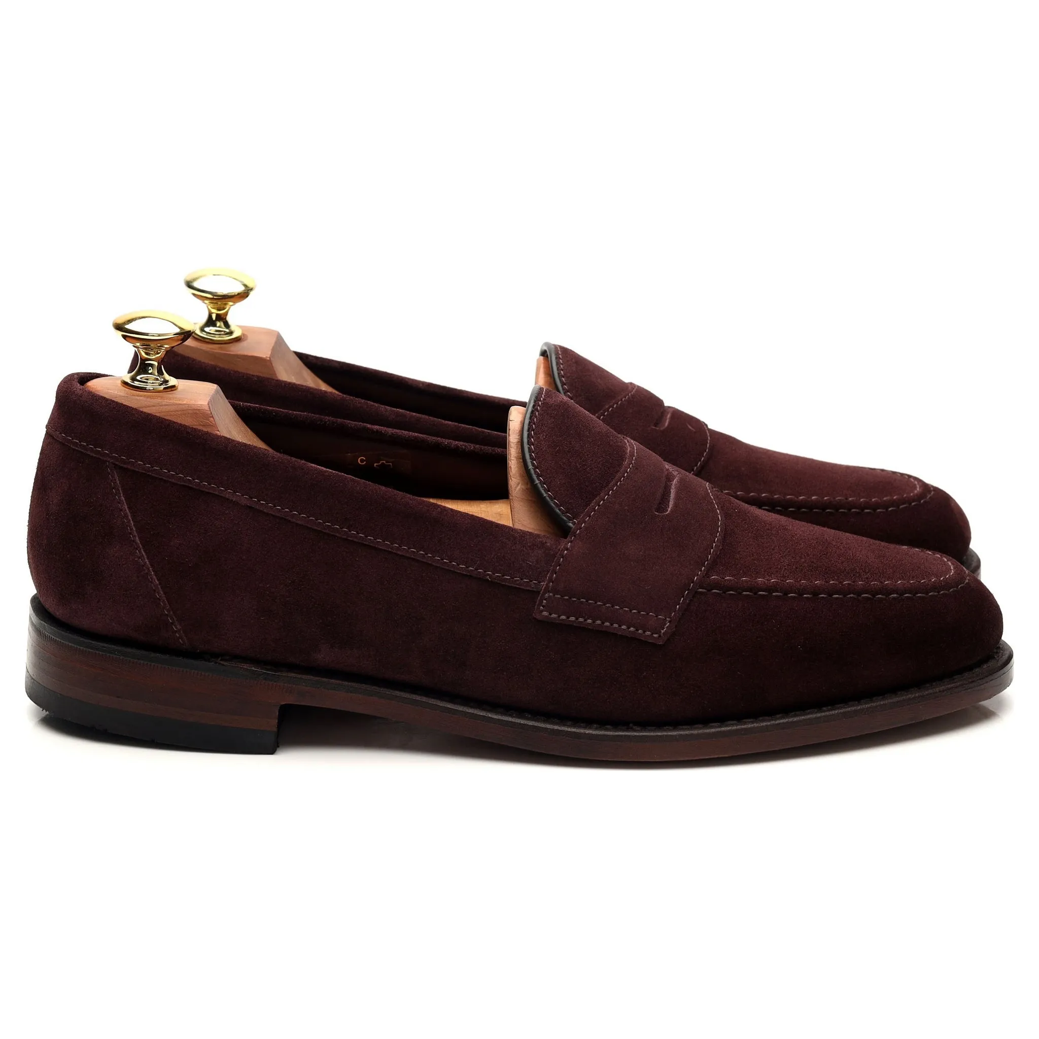 'Eton' Purple Suede Loafer UK 8.5 F