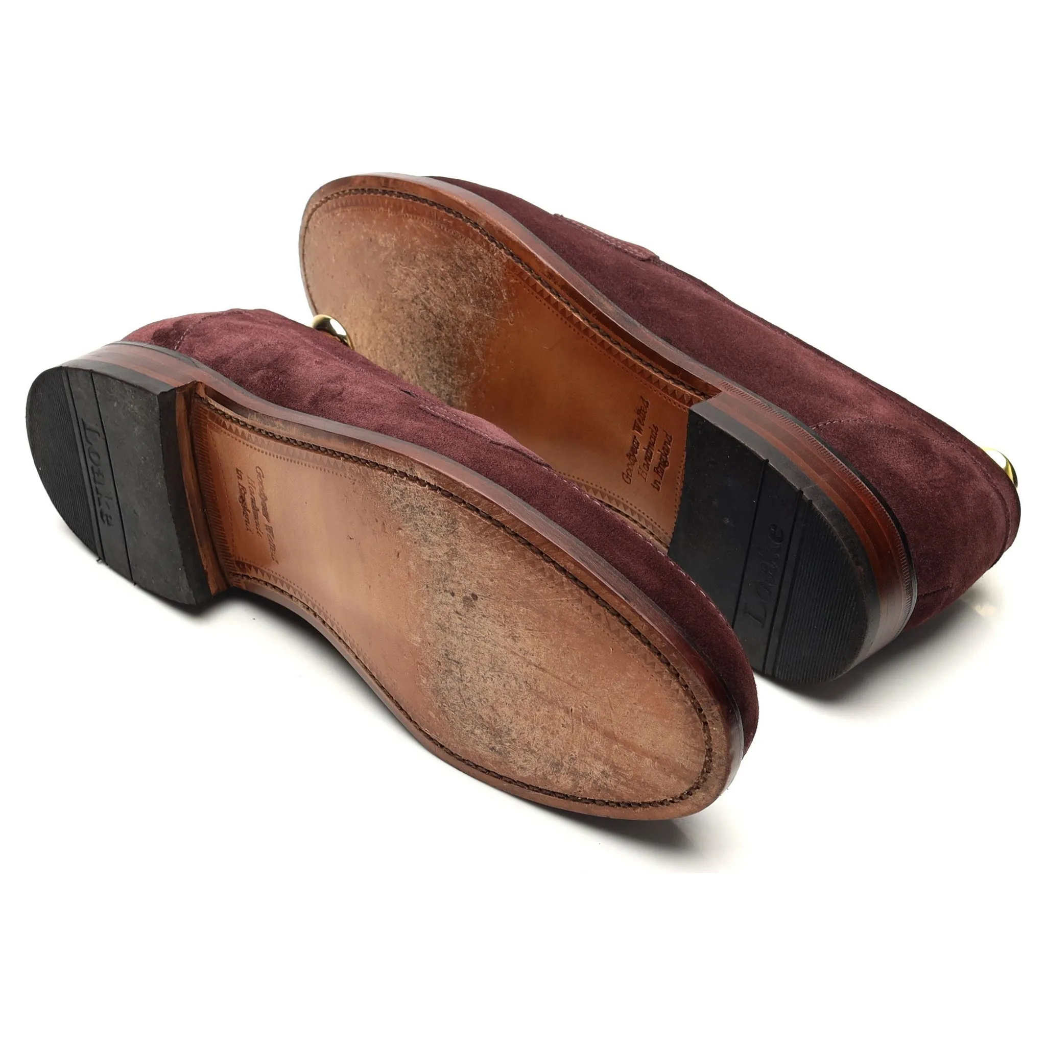 'Eton' Purple Suede Loafer UK 8.5 F