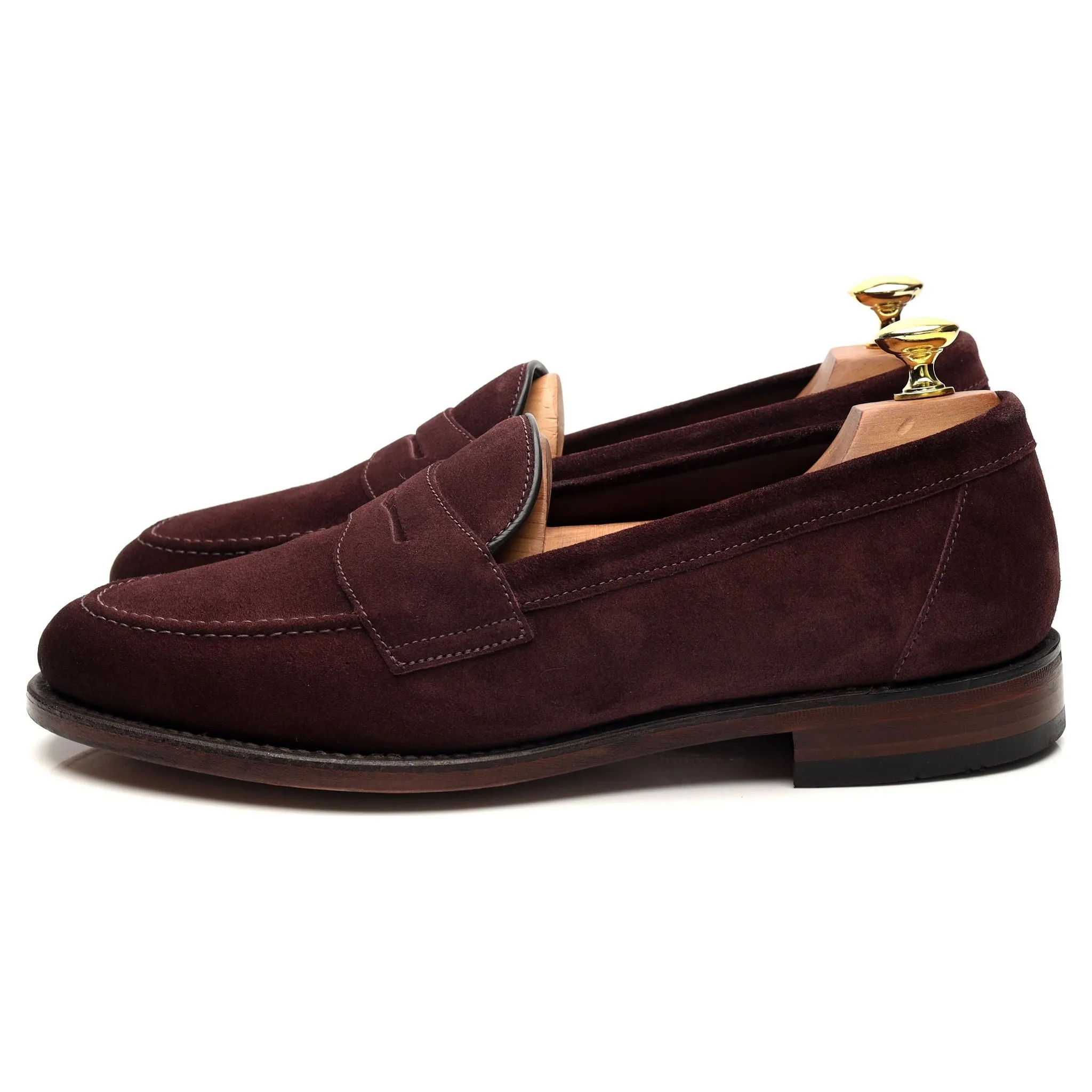 'Eton' Purple Suede Loafer UK 8.5 F