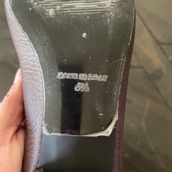 Everlane Maroon Pointy Toe Loafer Size 6 1/2