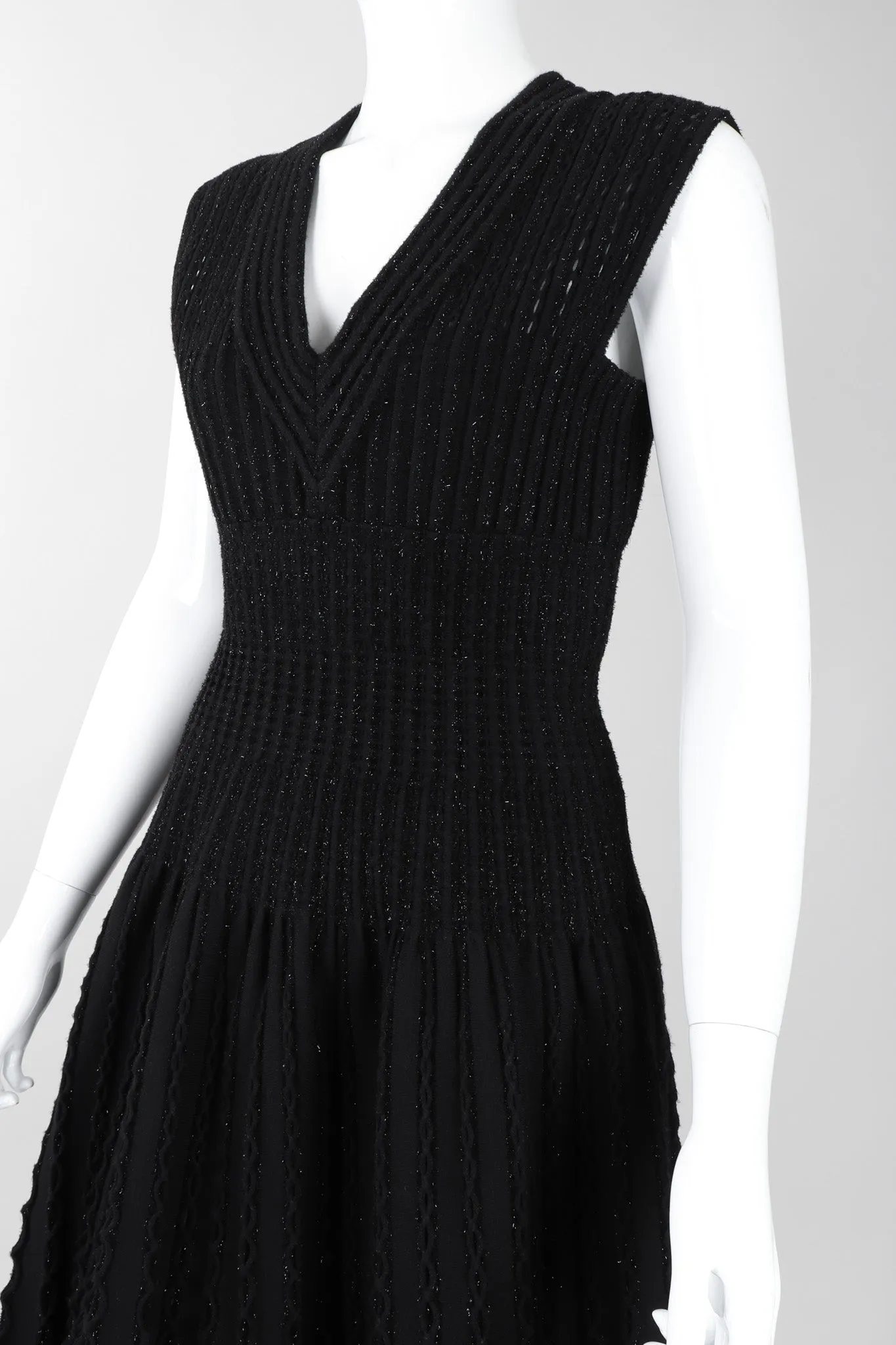Eyelet Knit Cocktail Dress