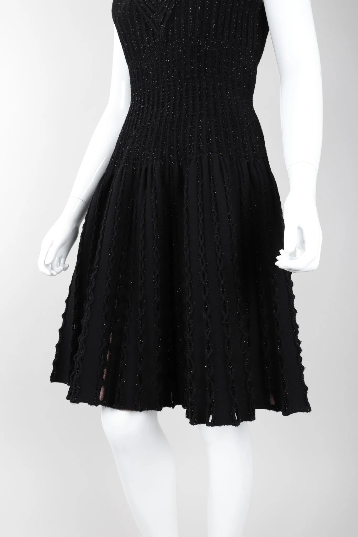 Eyelet Knit Cocktail Dress
