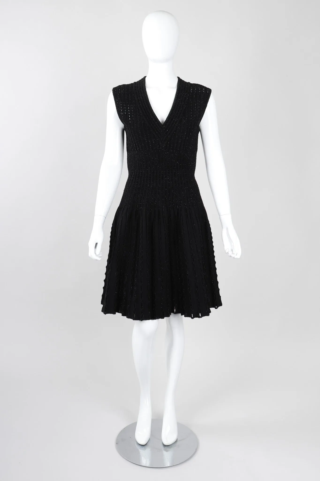Eyelet Knit Cocktail Dress