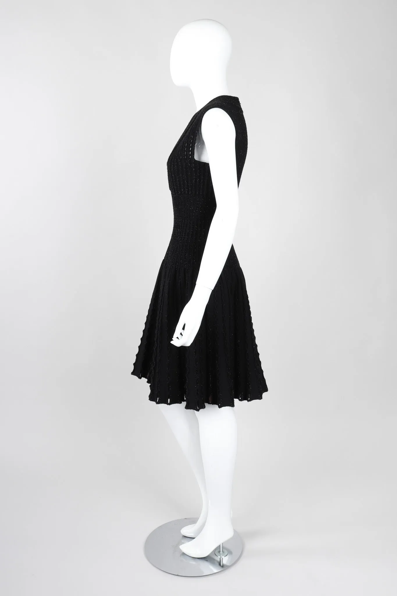 Eyelet Knit Cocktail Dress