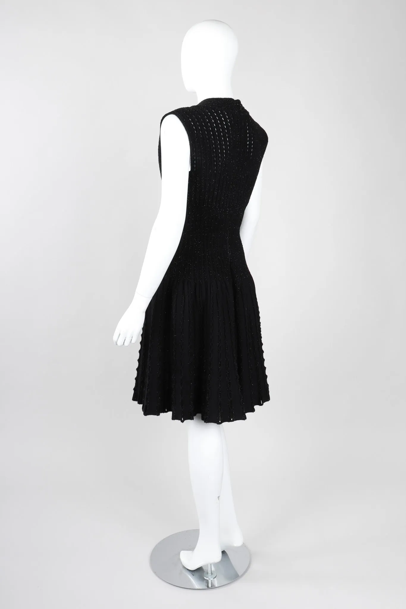 Eyelet Knit Cocktail Dress