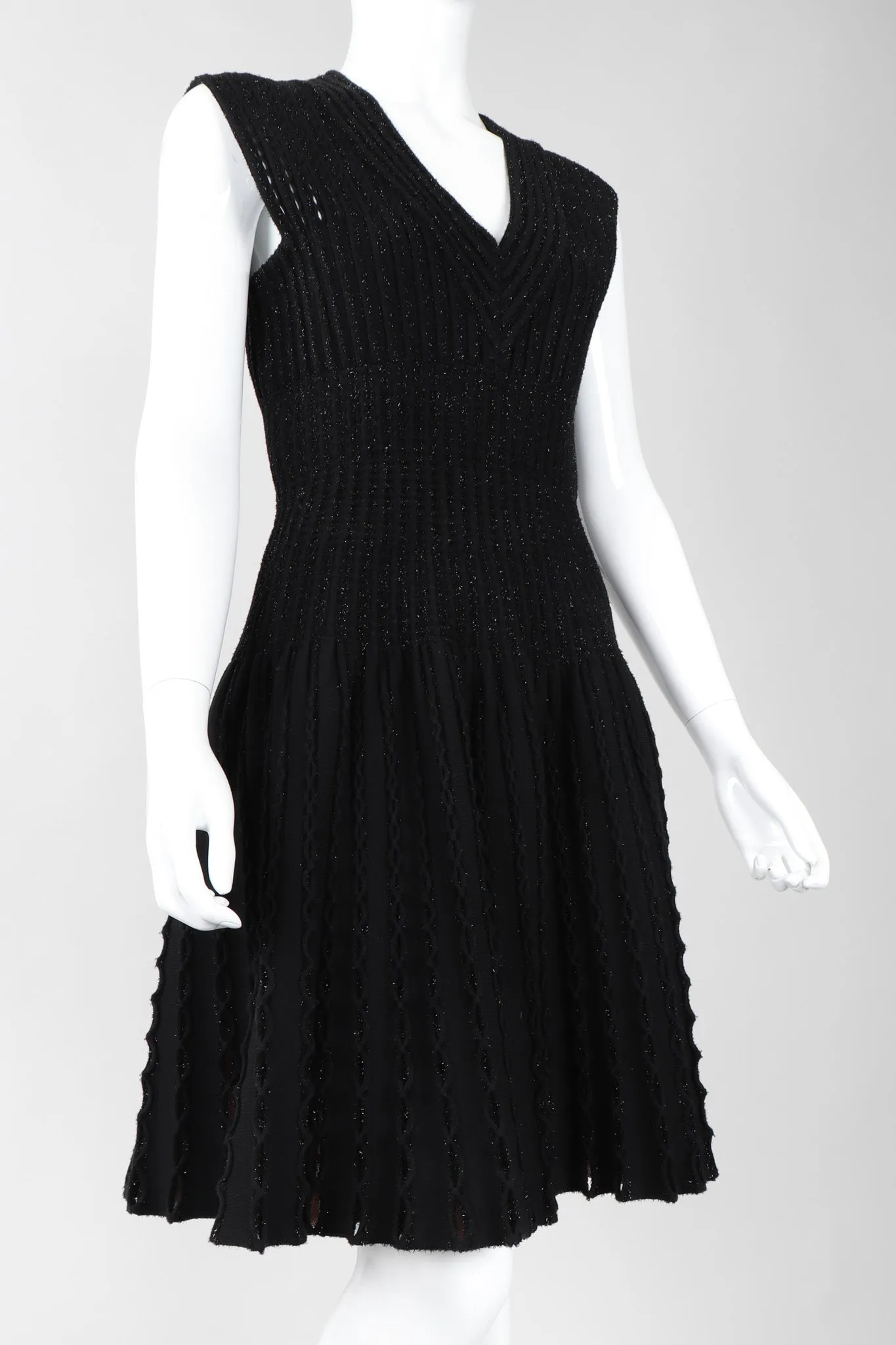 Eyelet Knit Cocktail Dress