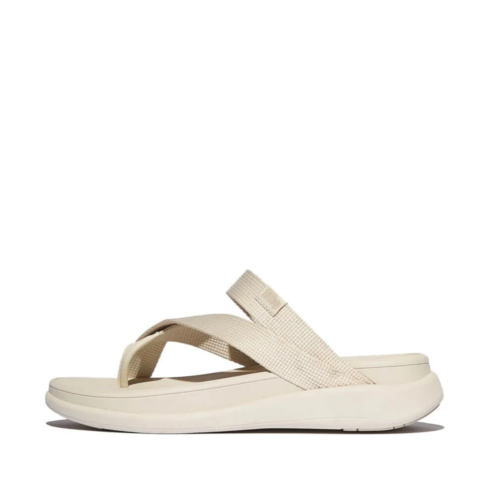 F-Mode Go Webbing Flatform Sling Sandals - Paris Beige