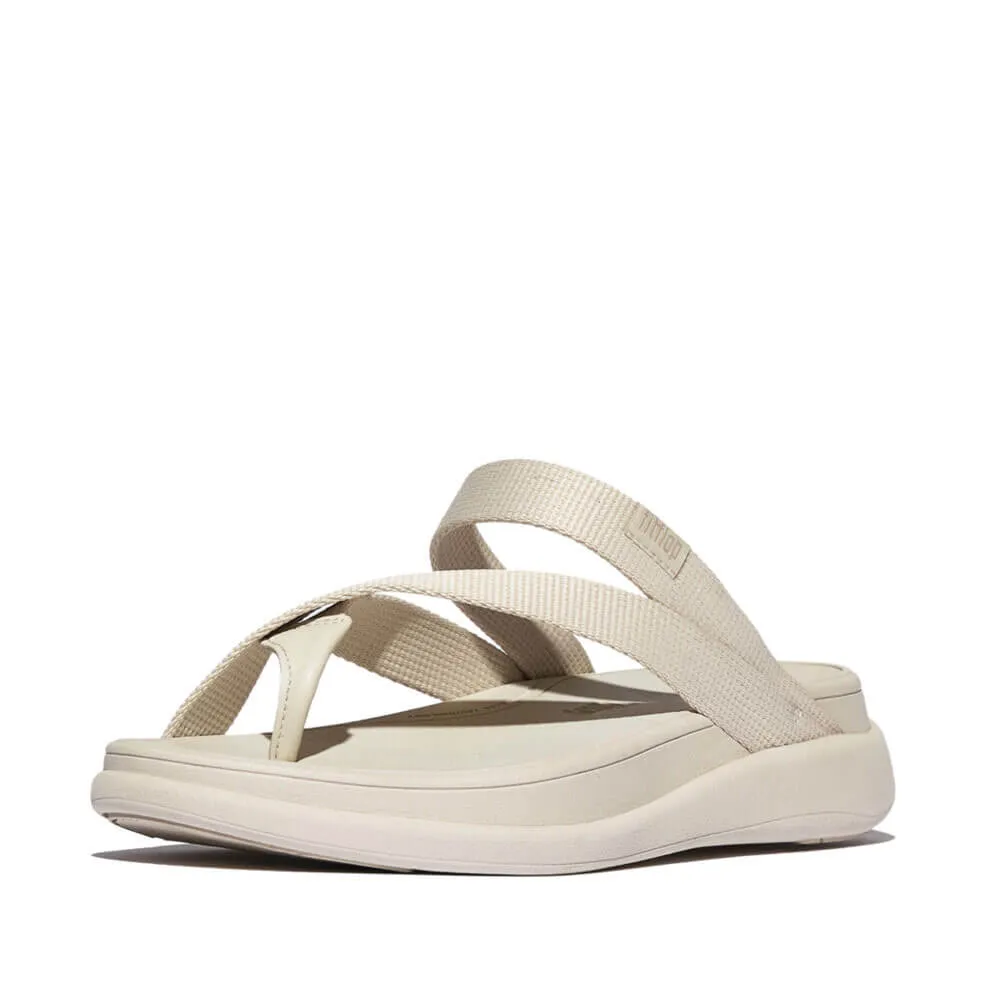 F-Mode Go Webbing Flatform Sling Sandals - Paris Beige